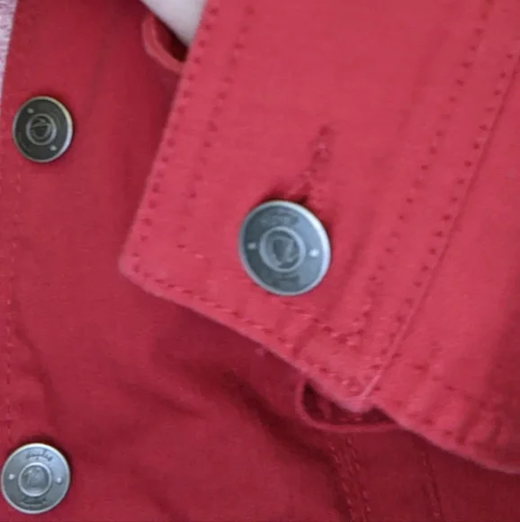 Jean Jacket Red - Picture 5 of 6